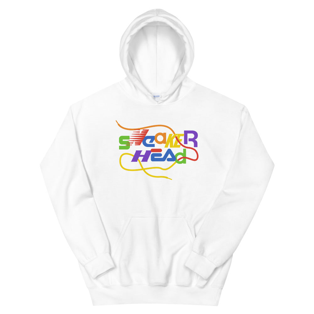 SneakerHead - Rainbow on White Unisex Hoodies