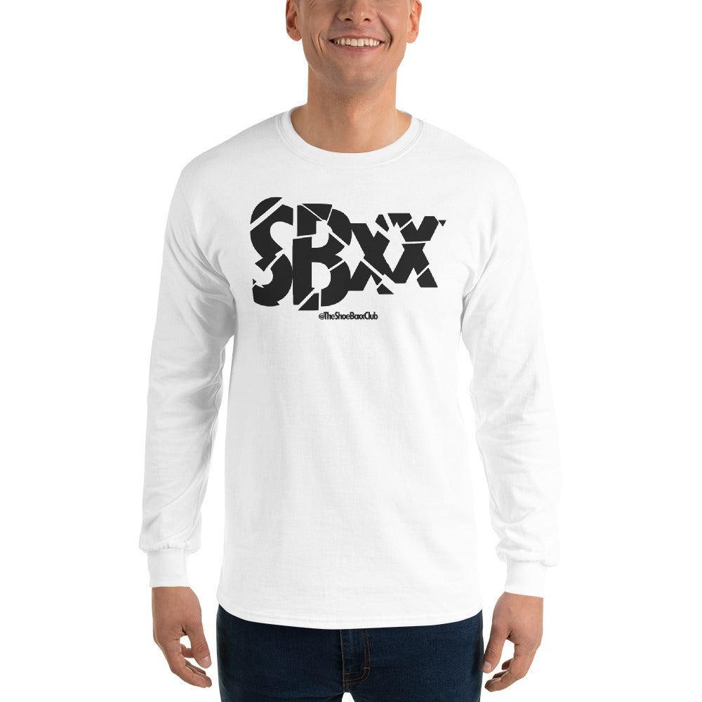 SBXX Shattered Logo White Men's longsleeve