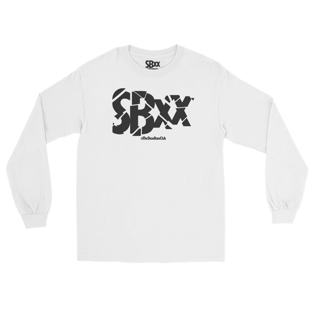 SBXX Shattered Logo White Men's longsleeve