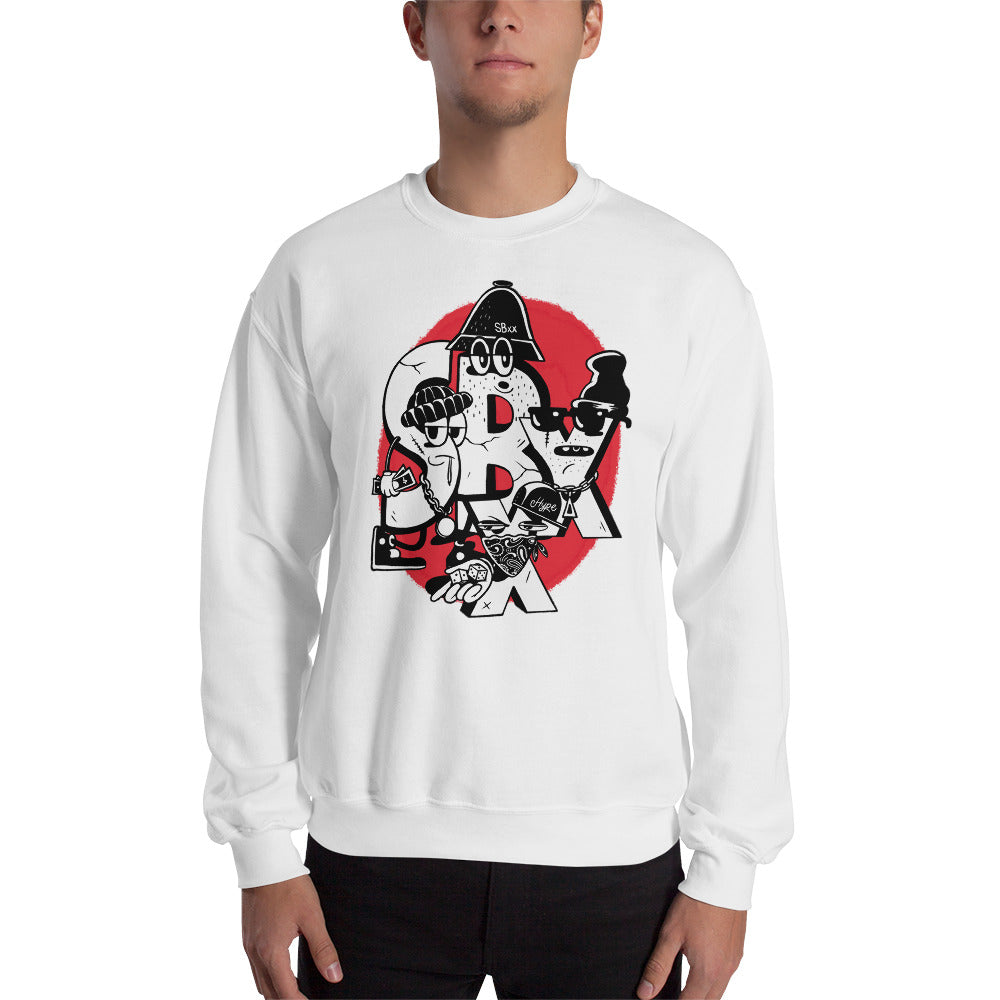 SBXX Comic Character Gang Unisex Sweatshirts
