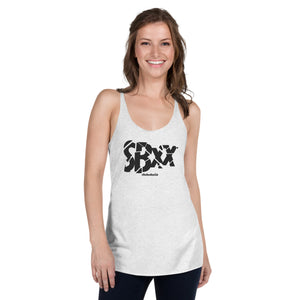 SBXX Shattered Logo Women's Racer-back Tank-top